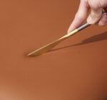 Modern Luxury Stacking Leather Dining Chair – Waterproof Restaurant / Event Seating with Stainless Steel Legs - Image 3