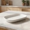 sdfg Ceramic Snack Plate Sectioned Serving Tray 1 Compartment Durable Modern Design | civaro