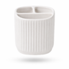 Ceramic Toothbrush Holder Cup Bathroom Organizer Durable Modern Design | civaro