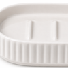 Ceramic Soap Dish Tray Non-Slip Bathroom Accessory Durable Modern Design | civaro