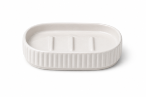 Ceramic Soap Dish Tray Non-Slip Bathroom Accessory Durable Modern Design | civaro