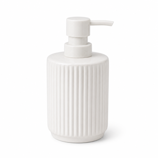w3.1 Ceramic Lotion Dispenser Pump Bottle 300ml Bathroom Soap Dispenser Durable Modern Design | civaro