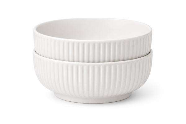 Ceramic Soup Bowl Set of 2 Deep Serving Bowls 700ml Durable Modern Design | civaro