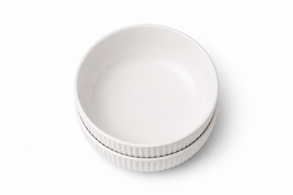 Ceramic Soup Bowl Set of 2 Deep Serving Bowls 700ml Durable Modern Design | civaro