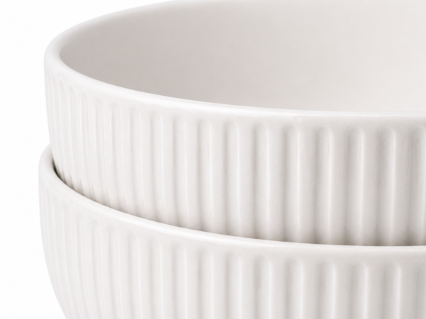 Ceramic Soup Bowl Set of 2 Deep Serving Bowls 700ml Durable Modern Design | civaro