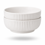 Ceramic Soup Bowl Set of 2 Deep Serving Bowls 700ml Durable Modern Design | civaro