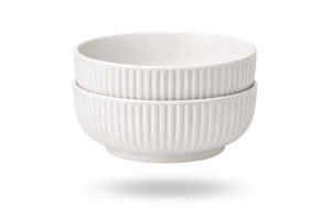Ceramic Soup Bowl Set of 2 Deep Serving Bowls 700ml Durable Modern Design | civaro