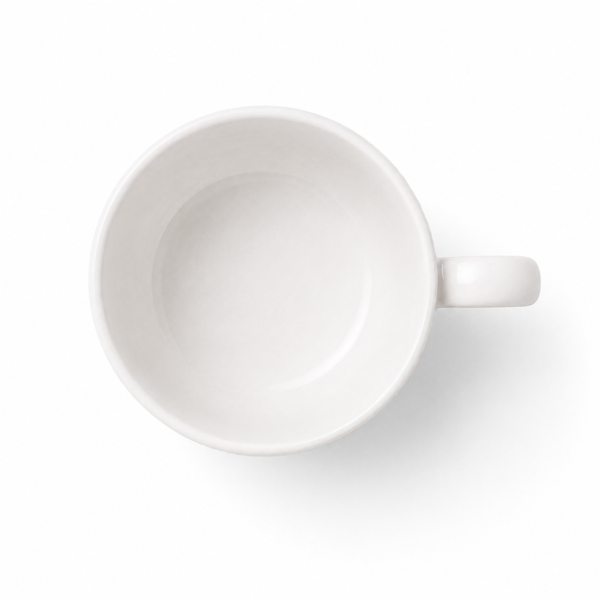Ceramic Tea Cup Set of 4 Elegant Handle Cups 200ml Durable Modern Design | civaro