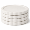 Ceramic Coaster Set of 4 Heat Resistant Table Protection Durable Modern Design | civaro