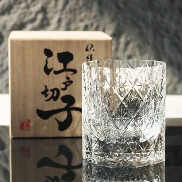 12_-1000x1000-1.jpg Edo Kiriko Handcrafted Stellar Prism Crystal Whisky Glass