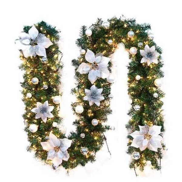 1303_cd7d19546ffb4ed2ec02f3a780f750d4.jpg 2.7M Christmas Garland with LED Lights Luxury Rattan Wreath Fireplace Stair Decoration