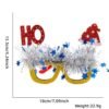 1357_355041c540538e0b026a3acf9a6571d1.jpg Christmas Party Glasses Novelty Glitter Frames Santa Reindeer Snowman Photo Props