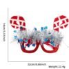 1357_3728fda0330e27603281867604e1e889.jpg Christmas Party Glasses Novelty Glitter Frames Santa Reindeer Snowman Photo Props