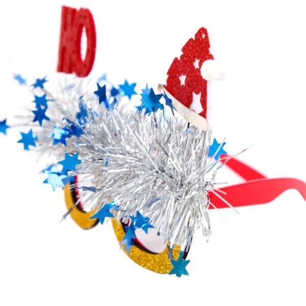 1357_6f18d680e6266aa5a0f10ca9b6009715.jpg Christmas Party Glasses Novelty Glitter Frames Santa Reindeer Snowman Photo Props