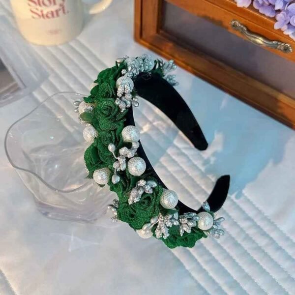 1387_43b97e74d998a883fe3fc28ff97c975d.jpg Baroque Pearl Rose Headband Luxury Fabric Flower Hair Band Wedding Party Accessory