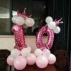 1443_7fcb65f1fc1f16db2d076f3750b092b3.jpg DIY Number Balloon Tower Kit with Crown Large Foil Age Birthday Party Decoration Boy Girl