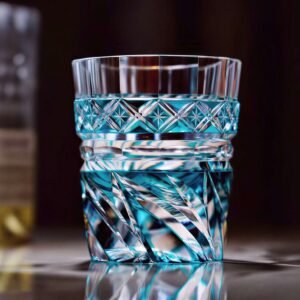 58dac5b6937d4ebf049c921a50494a62.jpg Edo Kiriko Handcrafted Zephyr Valley Whisky Glass