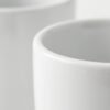 Ceramic Coffee Mug Set of 2 Elegant White Cups 300ml | Cerâmica Capuchos