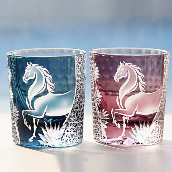 O1CN01RT6j4l1KMICCpTZ3n__3471631149-0-cib.jpg Edo Kiriko Handcrafted Steed Crystal Whisky Glass