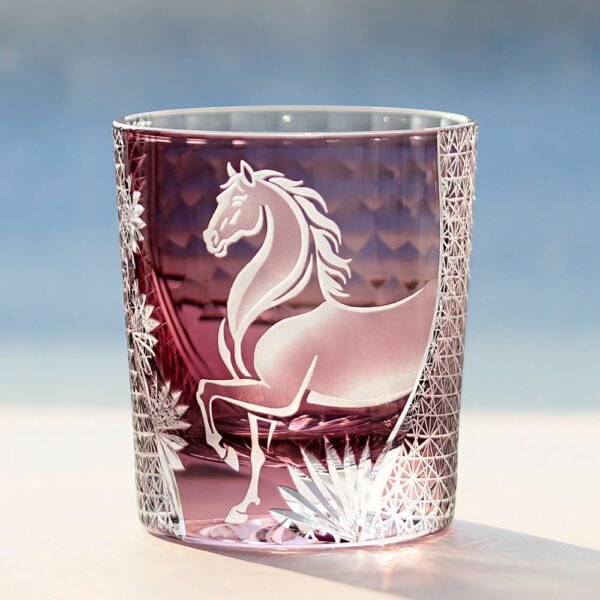 O1CN01dVE94h1KMICDn8Qpv__3471631149-0-cib.jpg Edo Kiriko Handcrafted Steed Crystal Whisky Glass