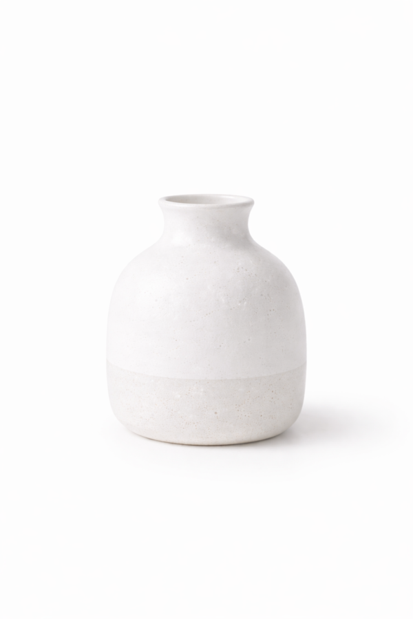 cri1.1.png Ceramic Flower Vase Modern White Decorative Home Accent | Cerâmica Capuchos