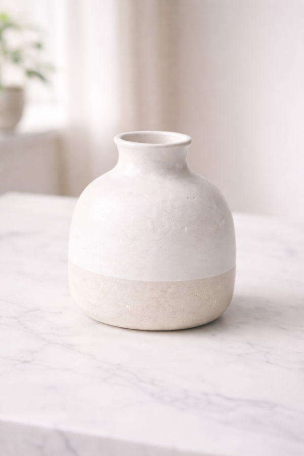 cri1.2.png Ceramic Flower Vase Modern White Decorative Home Accent | Cerâmica Capuchos