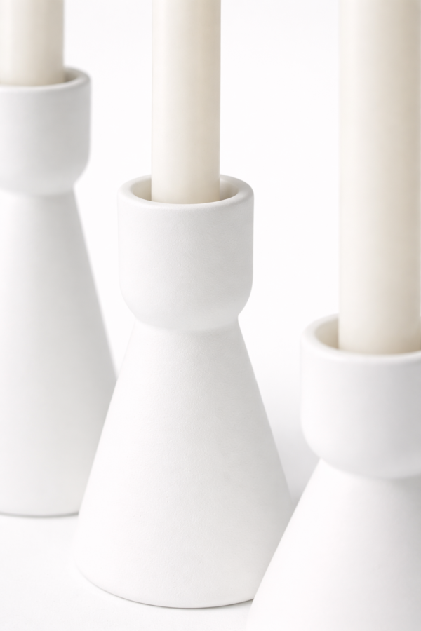 cri3.2.png Ceramic Candle Holder Minimalist Table Decor Set | Cerâmica Capuchos