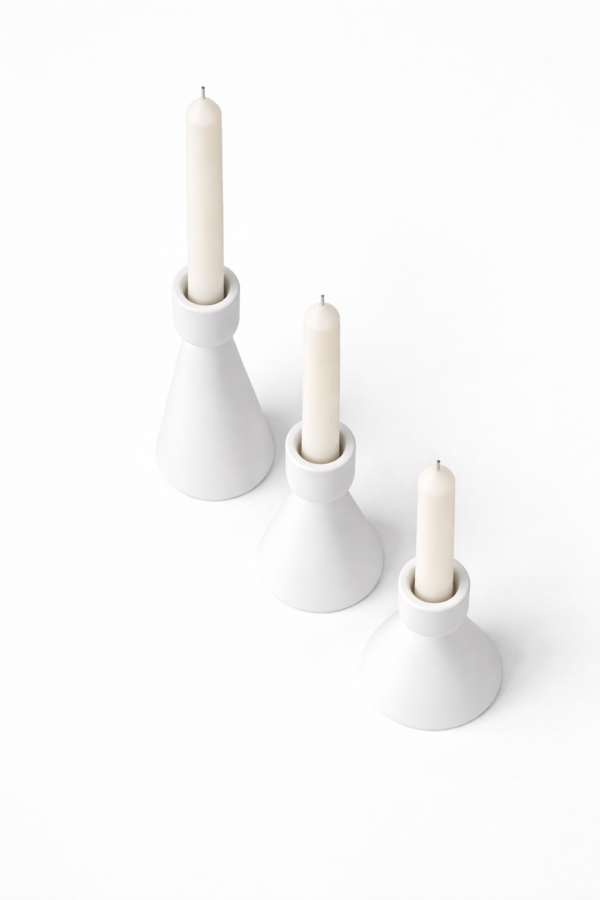 cri3.4.png Ceramic Candle Holder Minimalist Table Decor Set | Cerâmica Capuchos