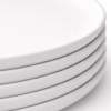 cri4.2.png Ceramic Dinner Plate Set of 4 Modern White Dining Plates | Cerâmica Capuchos