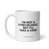 I'M NOT A GYNECOLOGIST, BUT I'LL TAKE A LOOK